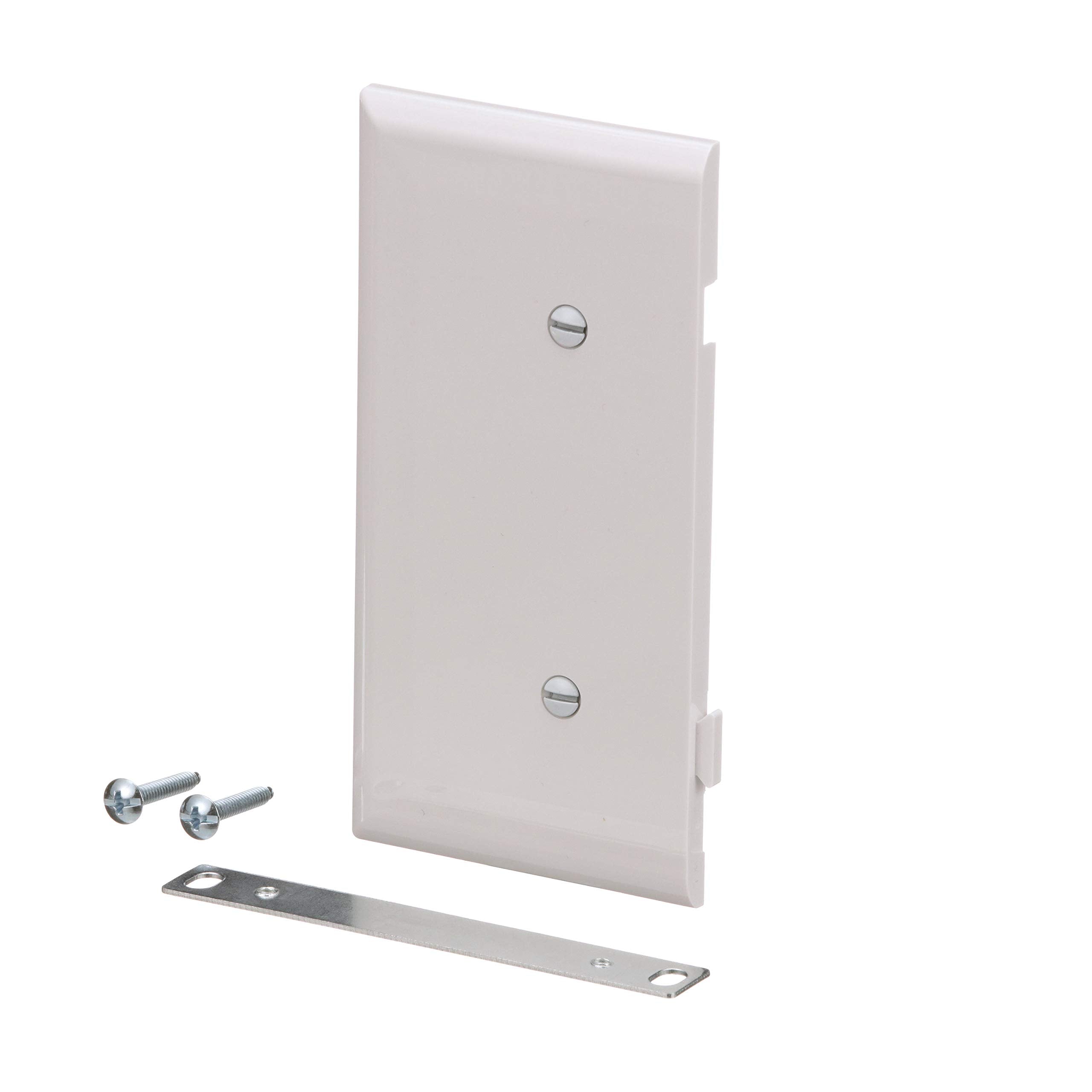 EATON Eaton STE14W Polycarbonate 1-Gang Blank Sectional Mid Size End Wall Plate