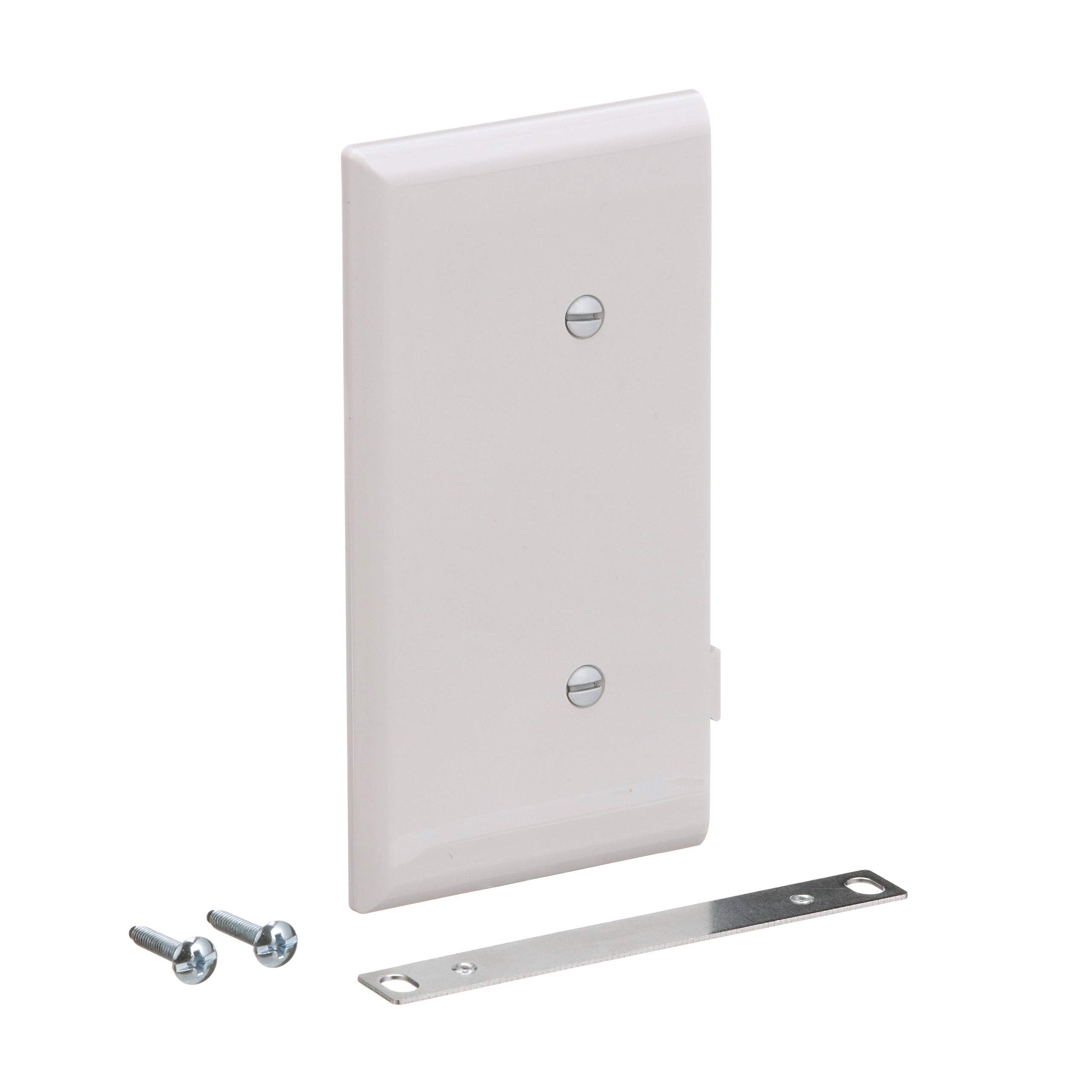 EATON Eaton STE14W Polycarbonate 1-Gang Blank Sectional Mid Size End Wall Plate