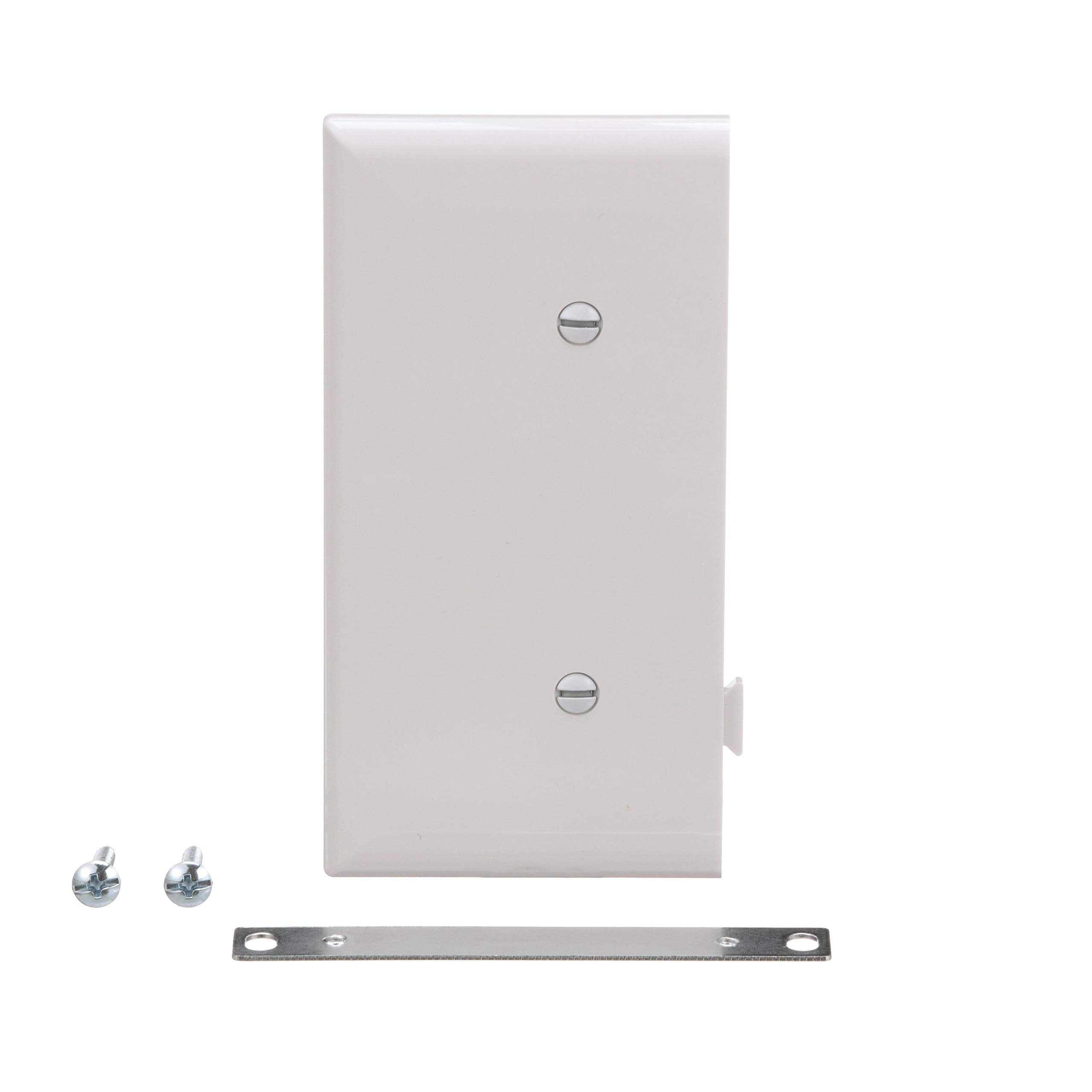 EATON Eaton STE14W Polycarbonate 1-Gang Blank Sectional Mid Size End Wall Plate