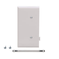 EATON Eaton STE14W Polycarbonate 1-Gang Blank Sectional Mid Size End Wall Plate