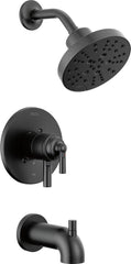 DELTA FAUCET Delta Faucet T17435-BL Saylor Two Handle Multi Function Bathtub & Shower Faucet in Matte Black (Trim Only)