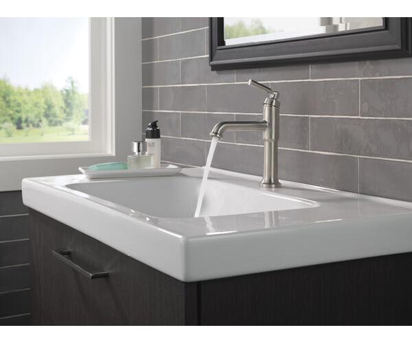 DELTA FAUCET Delta Faucet 536-SSMPU-DST Single Handle Bathroom Faucet