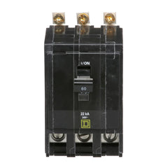 SCHNEIDER ELECTRIC Square D QOB360VH Miniature Circuit Breaker 60A 240V 3Ph , Bolt-On