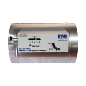 EWC CONTROLS Ewc Controls CLBD-8 Damper Round Static Pressure 8 Inches