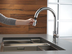 DELTA FAUCET Delta Faucet 9159-LS-DST Trinsic Single Handle Pull Down Kitchen Faucet