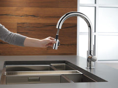 DELTA FAUCET Delta Faucet 9159-LS-DST Trinsic Single Handle Pull Down Kitchen Faucet
