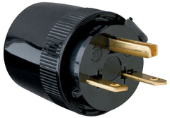 LEGRAND Legrand Pass & Seymour 5666-BK Str Bld Plug 3W 15A 250V Dead Front