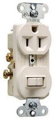 LEGRAND Pass & Seymour 691LA Combination Switch and Receptacle 15A 120V AC