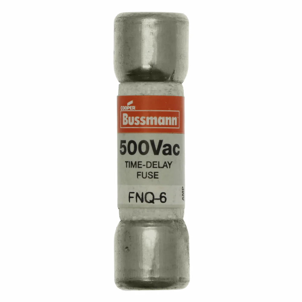 EATON Eaton FNQ-6 BUS MIDGET TRON FUSE, 6 A, 500 VAC, 10 kAIC Interrupt, Supplemental