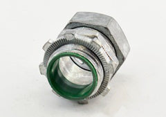 BRIDGEPORT FITTINGS Bridgeport 251-DCI2 Connector, Compression, Zinc Die Cast, 105 Degree C Insulated Throat, Size 3/4 Inch