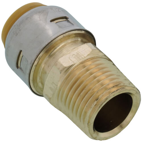 SHARKBITE SHARK UR120 1/2 x 1/2 Max Pipe to Male Pipe Thread Connector