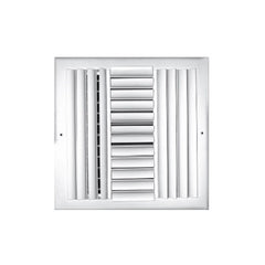TRUAIRE TRUaire 304M10X10 10 x 10 4-Way White Adjustable Wall Ceiling Register