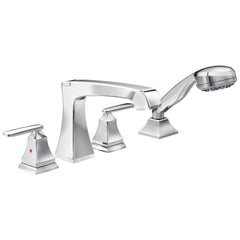 DELTA FAUCET Delta Faucet T4764 Ashlyn Roman Tub Faucet with Handshower Chrome Trim Kit Only