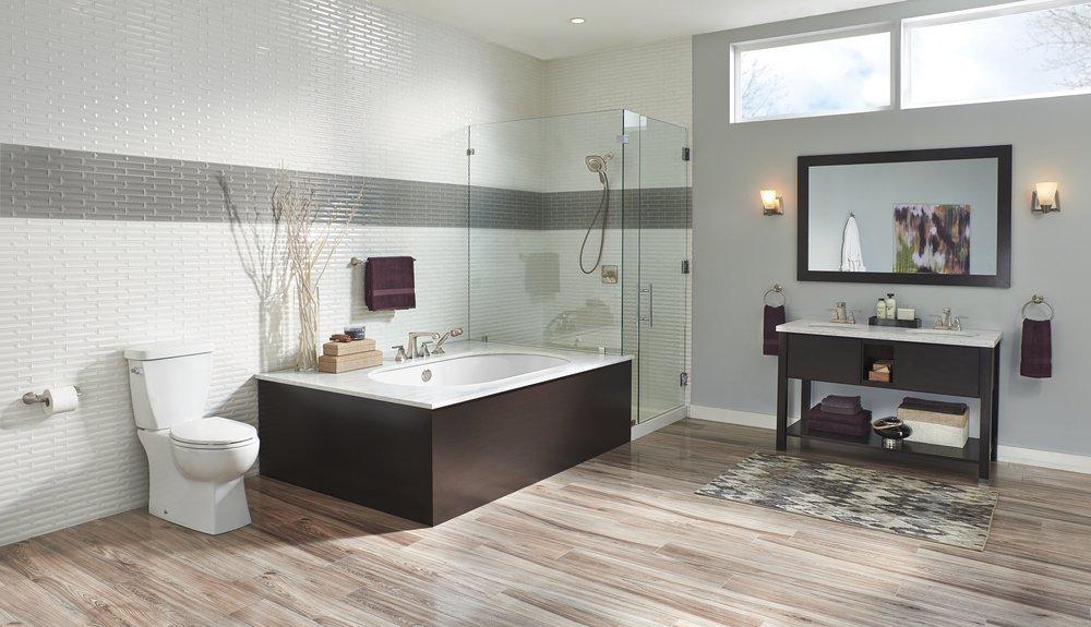 DELTA FAUCET Delta Faucet T4764 Ashlyn Roman Tub Faucet with Handshower Chrome Trim Kit Only