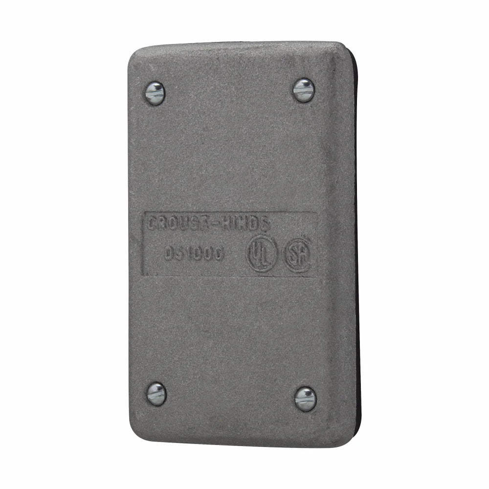 EATON Eaton DS100G Blank Cover Cast Aluminum Surface Flush Mount Single Gang