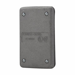 EATON Eaton DS100G Blank Cover Cast Aluminum Surface Flush Mount Single Gang