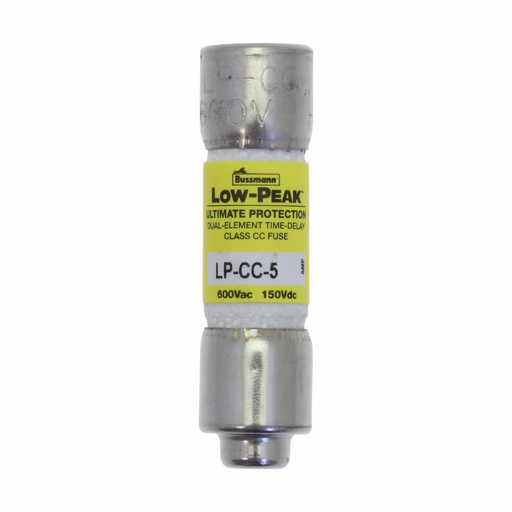 EATON Eaton Bussmann LP-CC-5 Time Delay Fuse 600VAC/150VDC 5A Class CC UL Listed