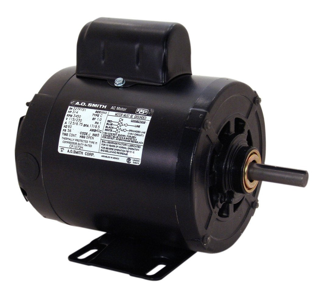 CENTURY MOTORS Century CP1102L 1 HP 3450 RPM 115230 Volts