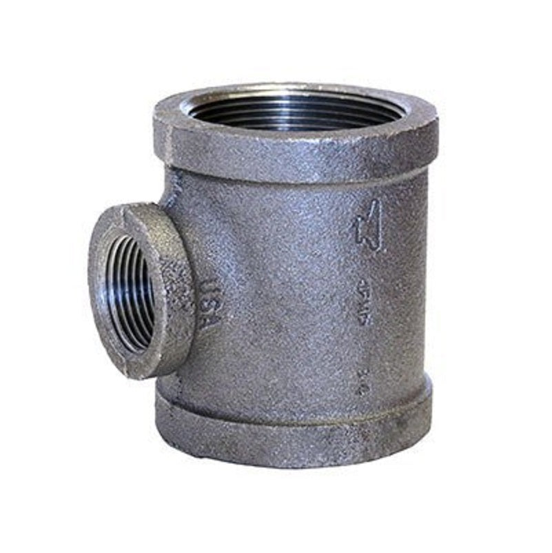 ASC ENGINEERED SOLUTIONS ASC Engineered Solutions 1XDXE.BMT TEE 1X1/2X3/4 BLK MI 150# THRD FIG 52