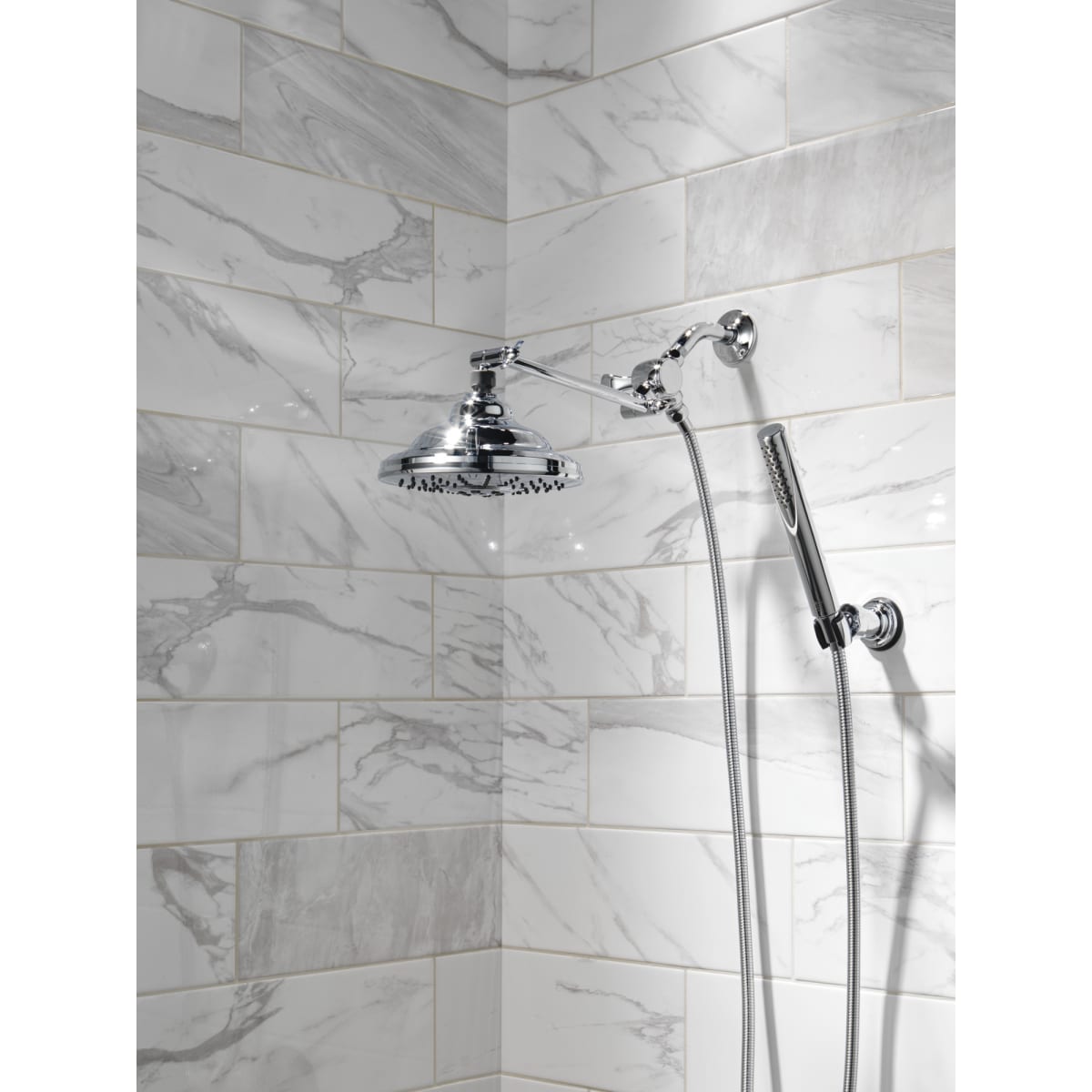 DELTA FAUCET Delta 55085 Grail®: Premium Single-Setting Adjustable Wall Mount Hand Shower