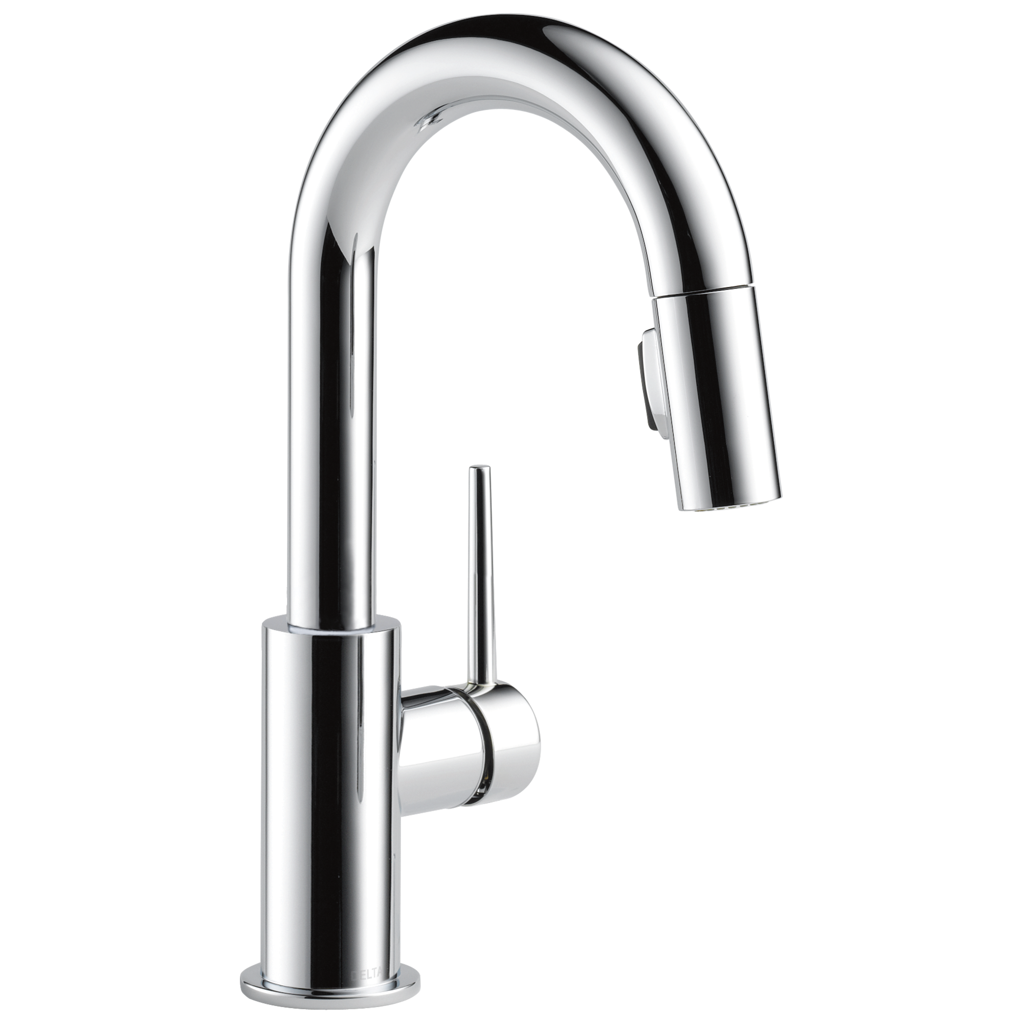 DELTA FAUCET Delta Faucet 9959-DST Trinsic Single Handle Pull-Down Bar Faucet in Chrome
