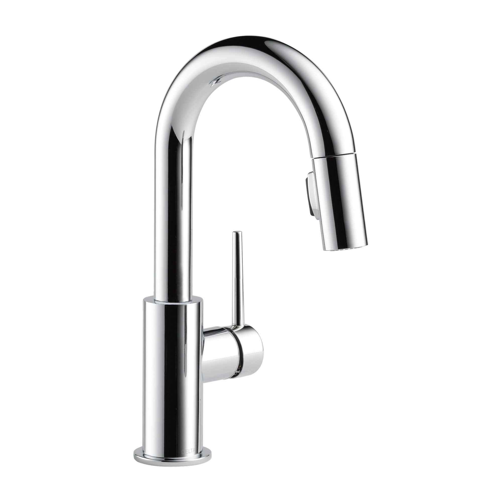DELTA FAUCET Delta Faucet 9959-DST Trinsic Single Handle Pull-Down Bar Faucet in Chrome