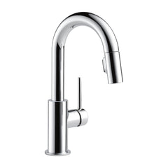 DELTA FAUCET Delta Faucet 9959-DST Trinsic Single Handle Pull-Down Bar Faucet in Chrome