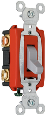 LEGRAND Pass & Seymour CSB20AC3-GRY 3-Way Heavy Duty Toggle Switch 120/277 VAC 20 Amp