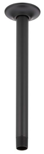 DELTA FAUCET Delta Faucet U4999-BL Shower Arm 10 inches Ceiling Mount Matte Black