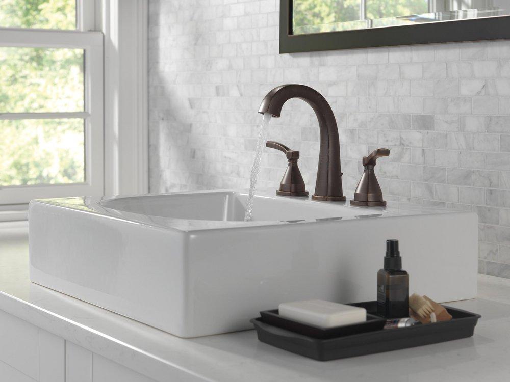 DELTA FAUCET Delta 35775-RBMPU-DST Stryke Widespread Faucet
