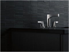 DELTA FAUCET Delta Faucet 3574-BLMPU-DST Zura Two Handle Widespread Bathroom Sink Faucet in Matte Black