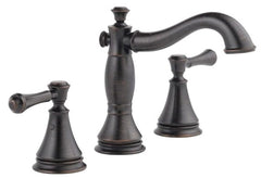 DELTA FAUCET Delta Faucet 3597LF-RBMPU Cassidy Two Handle Widespread Bathroom Faucet 1.2 gpm 6 to 16 in Centers