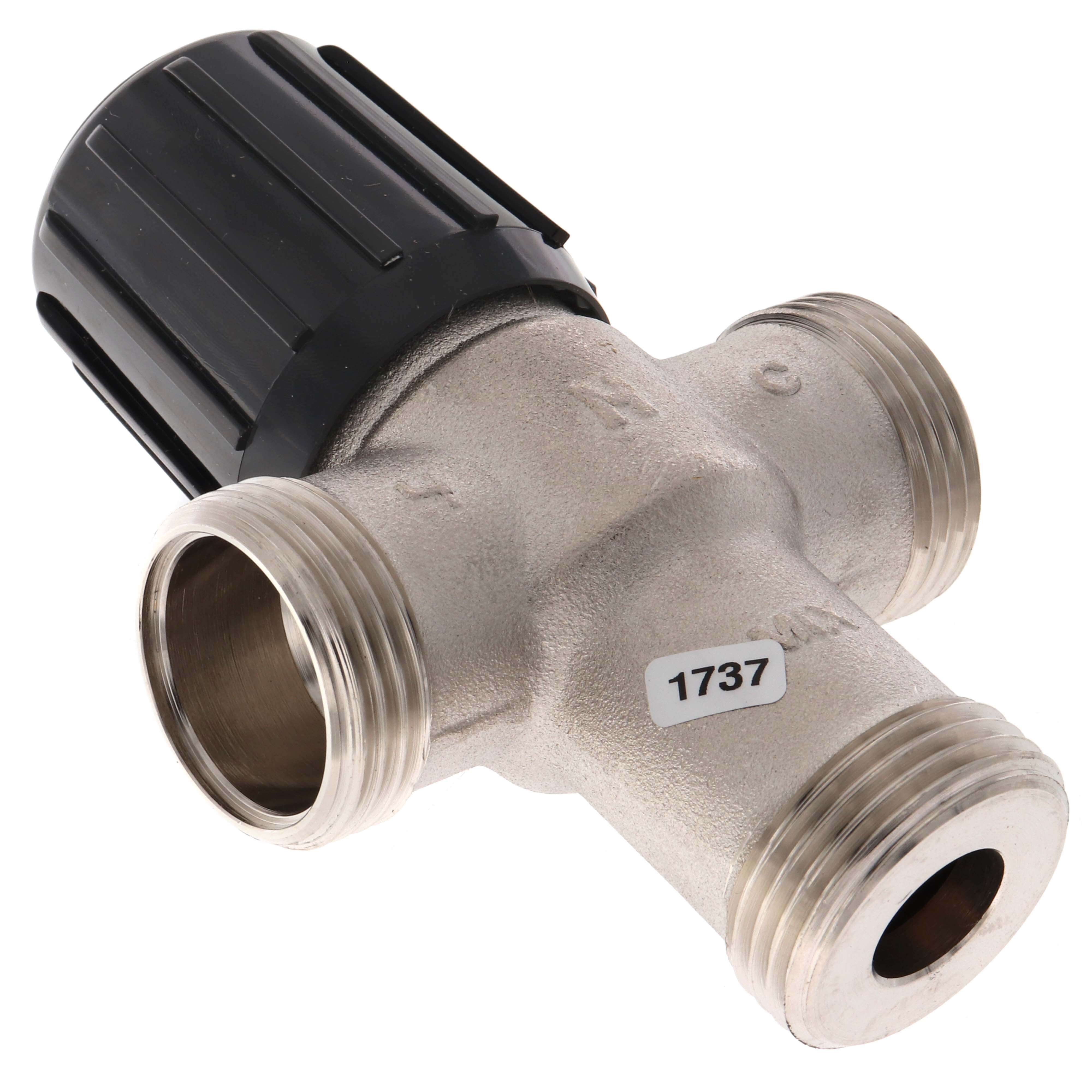 HONEYWELL Resideo Braukmann AM101R-USTG-1 3/4 Sweat Union Mixing Valve w/ Temperature Gauge Heating Only