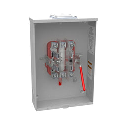 MILBANK Milbank U9551-RXL-5T9-IL Ringless Meter Socket, 600 VAC, 200 A, 1 Phase, NEMA 3R Enclosure