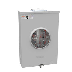 MILBANK Milbank U9551-RXL-5T9-IL Ringless Meter Socket, 600 VAC, 200 A, 1 Phase, NEMA 3R Enclosure