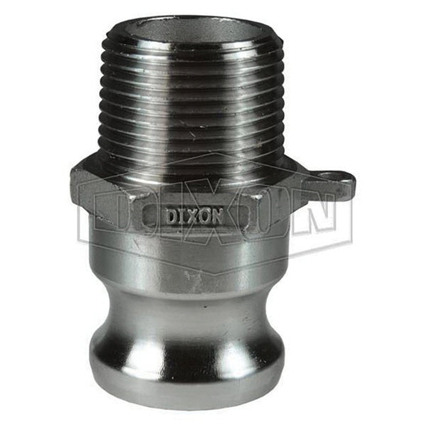 DIXON VALVE & COUPLING Dixon 200-F-SS Boss-Lock Type F Cam and Groove Adapter, 2 in, Male Adapter x MNPT