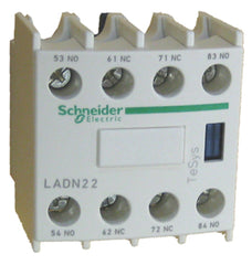 SCHNEIDER ELECTRIC Square D LADN22 Auxiliary Contact Block 2 NO + 2 NC