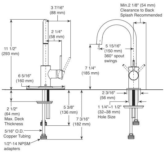 DELTA FAUCET Delta Faucet 1959LF-AR Trinsic True Bar Limited Swivel Arctic Stainless