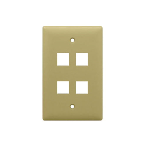 LEGRAND Legrand WP3404IV WP3404-IV P&S 1G WALL PLATE 4-PORT WP3404IV