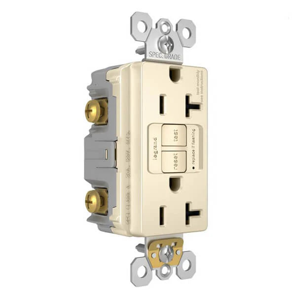 LEGRAND Pass & Seymour 2097-TRLA Duplex With LED Indicator Light Type, High Impact Resistant