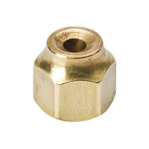 MUELLER INDUSTRIES Mueller Industries NS4-6 Streamline Short Forged Nut 3/8 Inch Brass