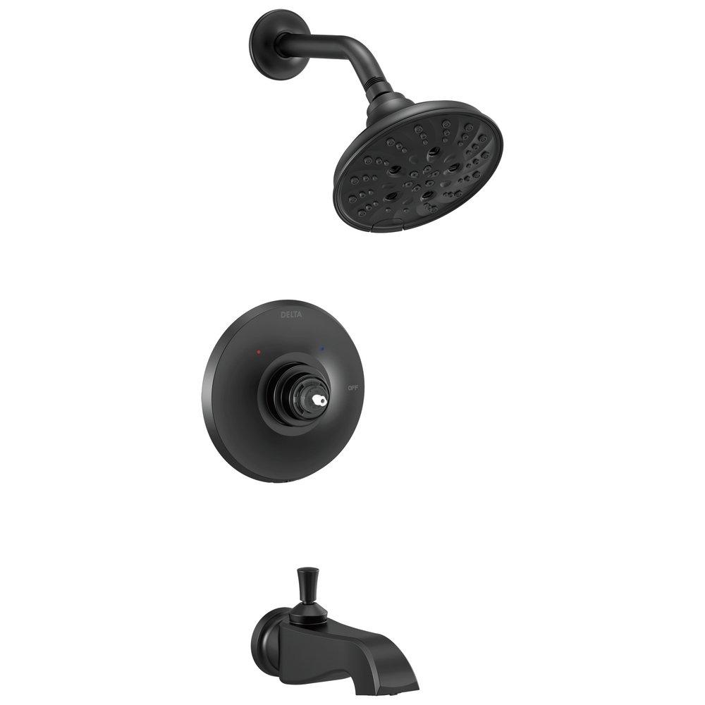 DELTA FAUCET Delta Faucet T14456-BLLHP Dorval Multi Function Bathtub & Shower Faucet Trim Only