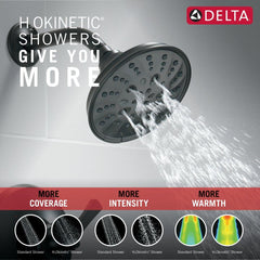DELTA FAUCET Delta Faucet T14456-BLLHP Dorval Multi Function Bathtub & Shower Faucet Trim Only