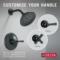 DELTA FAUCET Delta Faucet T14456-BLLHP Dorval Multi Function Bathtub & Shower Faucet Trim Only