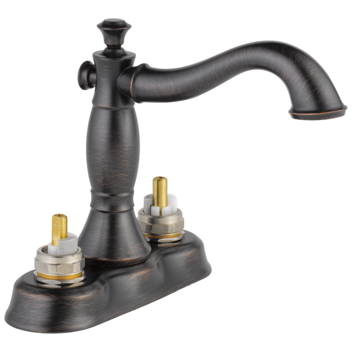 DELTA FAUCET Delta 2597LF-RBMPU-LHP Two Handle Centerset Bathroom Faucet - Less Handles