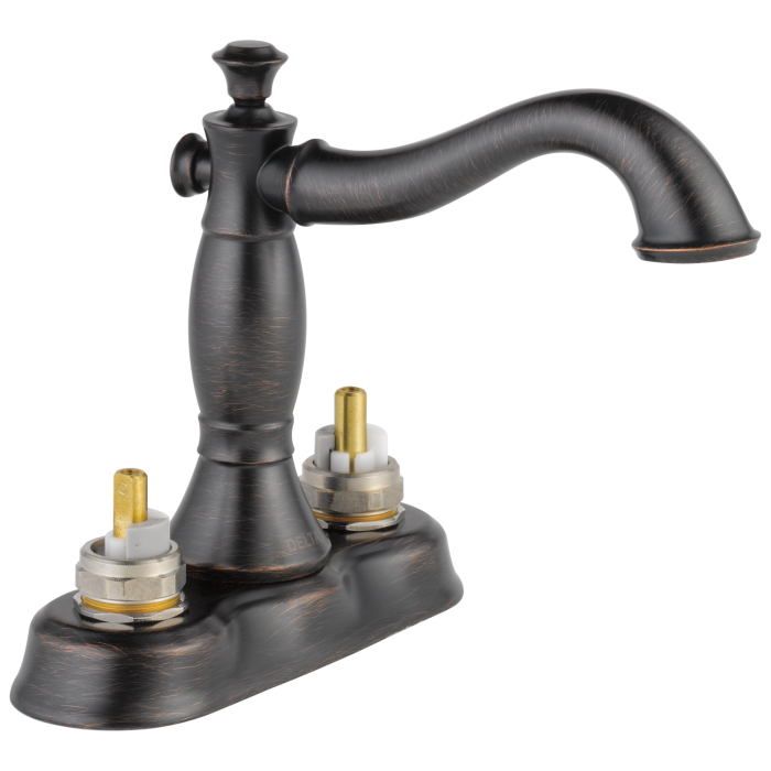 DELTA FAUCET Delta 2597LF-RBMPU-LHP Two Handle Centerset Bathroom Faucet - Less Handles
