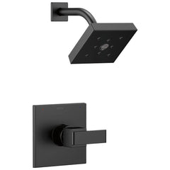 DELTA FAUCET Delta Faucet T14267-BL Ara One Handle Single Function Shower Faucet in Matte Black (Trim Only)