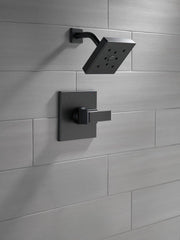 DELTA FAUCET Delta Faucet T14267-BL Ara One Handle Single Function Shower Faucet in Matte Black (Trim Only)