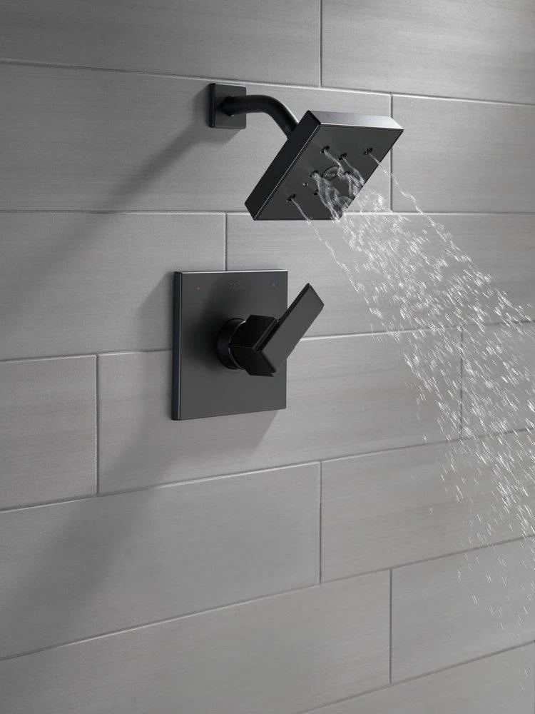 DELTA FAUCET Delta Faucet T14267-BL Ara One Handle Single Function Shower Faucet in Matte Black (Trim Only)