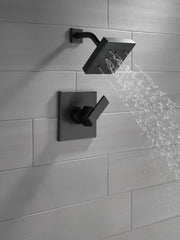 DELTA FAUCET Delta Faucet T14267-BL Ara One Handle Single Function Shower Faucet in Matte Black (Trim Only)